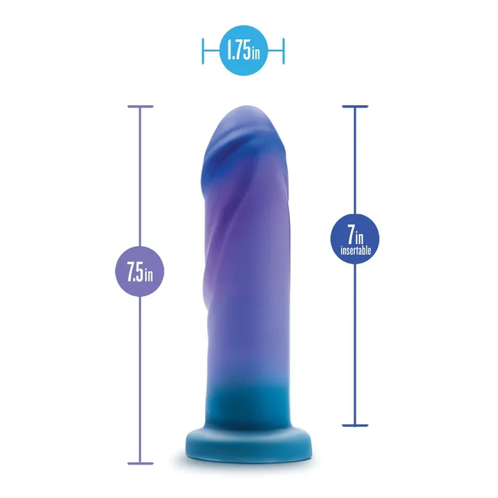 Dildos Blush Novelties Blush Avant Midnight Rendezvous Silicone Dildo