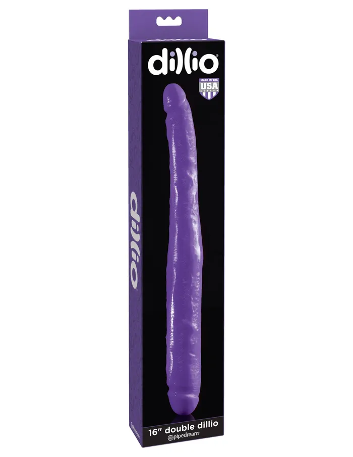 Dildos Pipedream Dillio Purple 16 Double Dillio