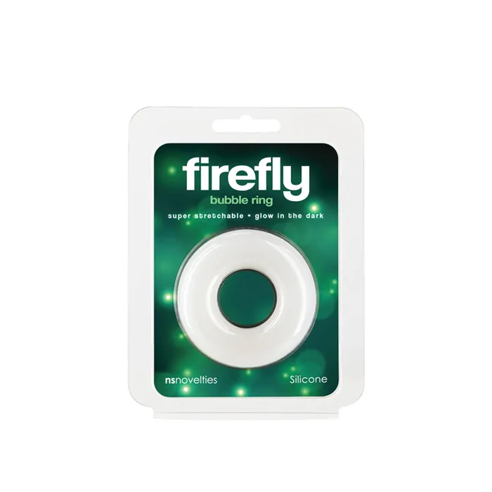 Firefly Bubble Ring Large White nsnovelties Male Sex Toys