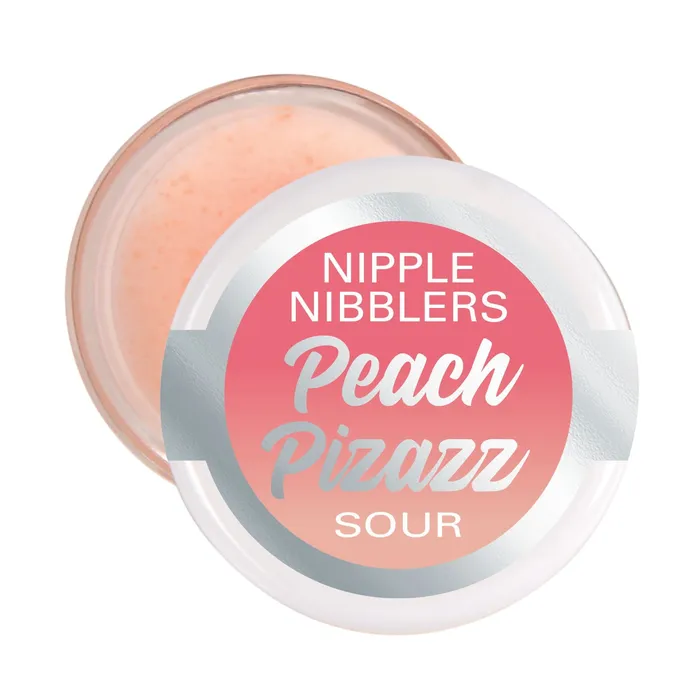 Jelique Products Nipple Nibbler Sour Pleasure Balm Peach Pizazz 3g Jar Female Sex Toys