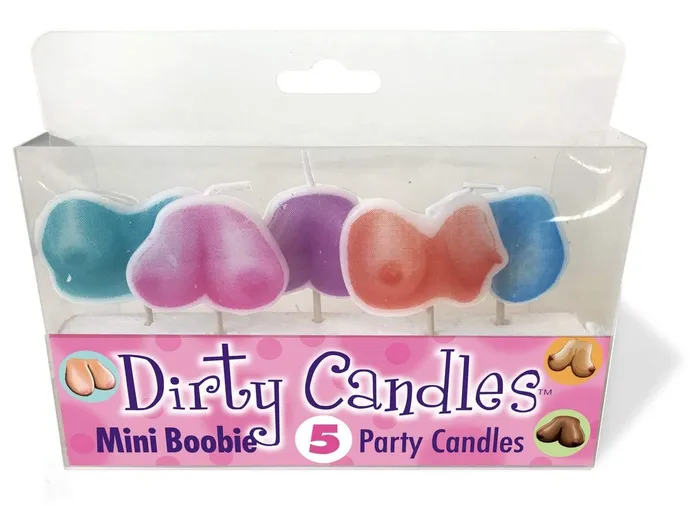 Little Genie Vibrators Dirty Boob Candles 5 Party Candles