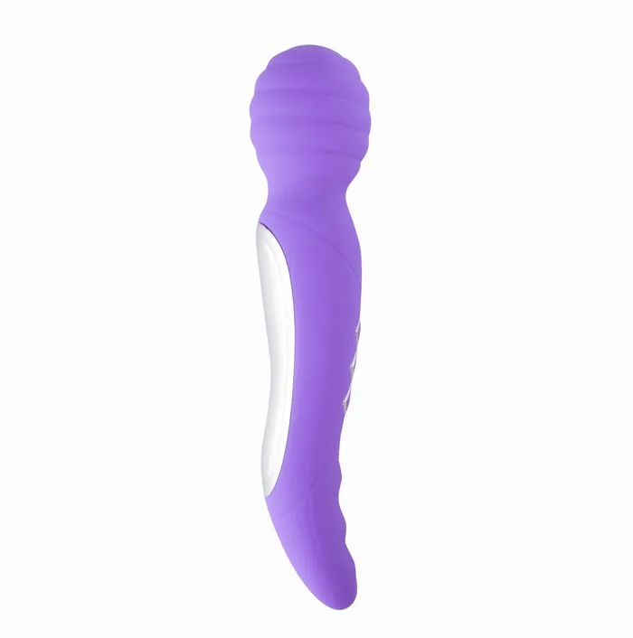 Maia Toys Vibrators Zoe Twisty Dual Vibrating Pleasure Wand Purple