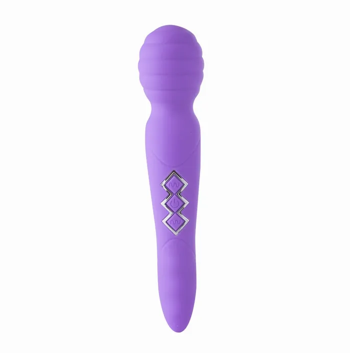 Maia Toys Vibrators Zoe Twisty Dual Vibrating Pleasure Wand Purple