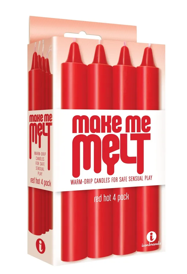 Make Me Melt Red Hot 4 Pack Icon Brands Vibrators