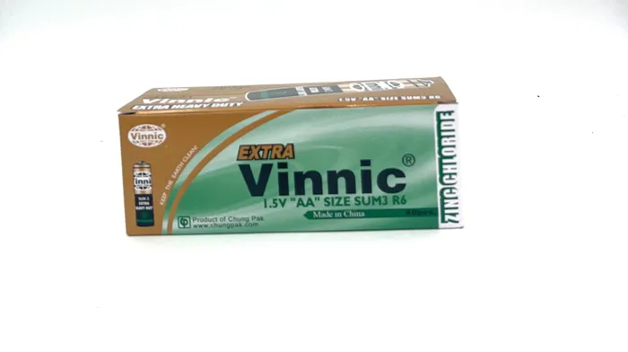 Male Sex Toys Vinnic Player Batteries Vinnic Extra Heavy Duty AA 4 Pcs Shrink Pk 40 Pcs Box