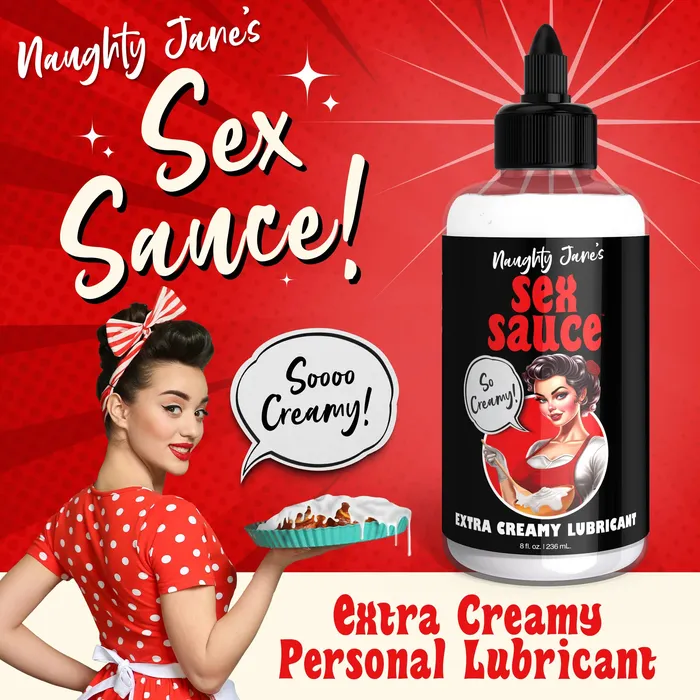 Naughty Janes Sex Sauce Extra Creamy Lubricant 8 Oz XR Naughty Janes Male Sex Toys Naughty Janes Sex Sauce Extra Creamy Lubricant 8 Oz XR Naughty Janes Male Sex Toys