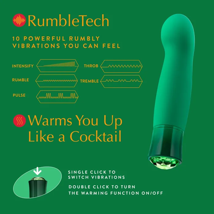 Oh My Gem Enchanting Emerald Blush Female Sex Toys