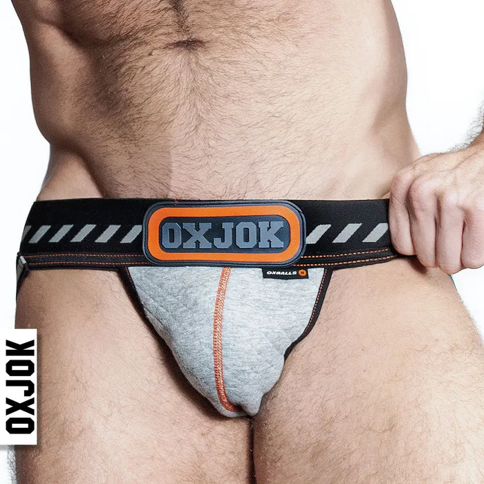 Packer Industrial Quilted Cargo Strapjock Mist Heather Medium OXJok Male Sex Toys Packer Industrial Quilted Cargo Strapjock Mist Heather Medium OXJok Male Sex Toys