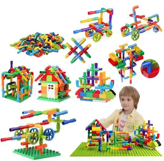 Pipe Building Blocks Toy 3ZToyBox Vibrators