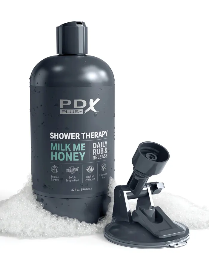 Pipedream Vibrators Shower Therapy Milk Me Honey Light