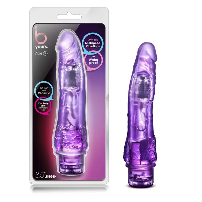 Vibrators Blush Novelties B Yours Vibe 7 Purple