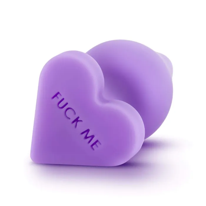 Vibrators Blush Novelties Naughtier Candy Hearts Fuck Me Purple