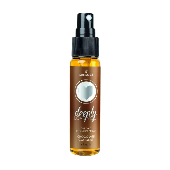 Vibrators Sensuva Deeply Love You Throat Relaxing Spray Chocolate Coconut 1 Fl Oz