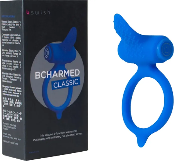 B Swish Vibrators BCHARMED Classic Albert Blue Blue Sex Toy Adult Pleasure