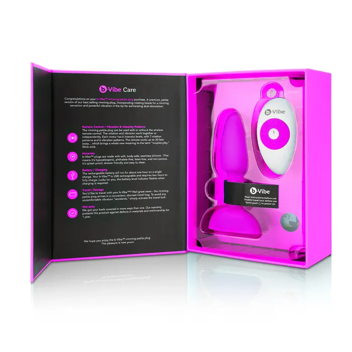 bVibe Rimming Petite Fuchsia BVibe Vibrators