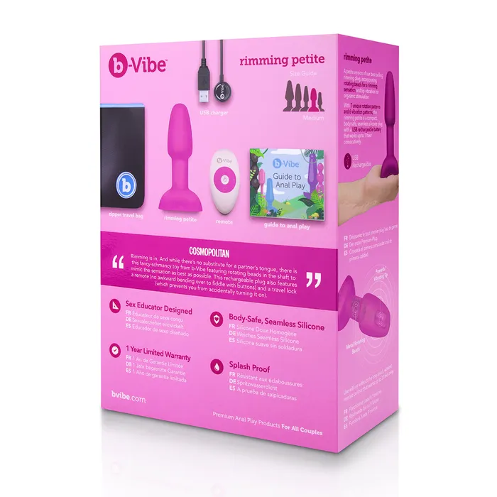 bVibe Rimming Petite Fuchsia BVibe Vibrators