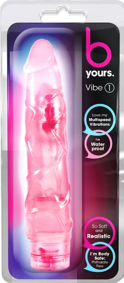 Blush Novelties Vibrators B Yours Vibe 1 Multi Function Speed Vibrator Dildo Dong Sex Toy Adult Pleasure Pink