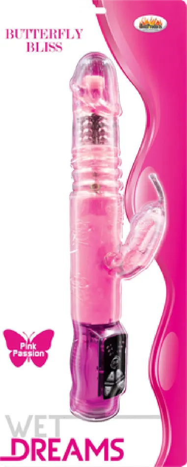 Butterfly Bliss Mini Pink Sex Toy Adult Pleasure Hott Products Unlimited Vibrators