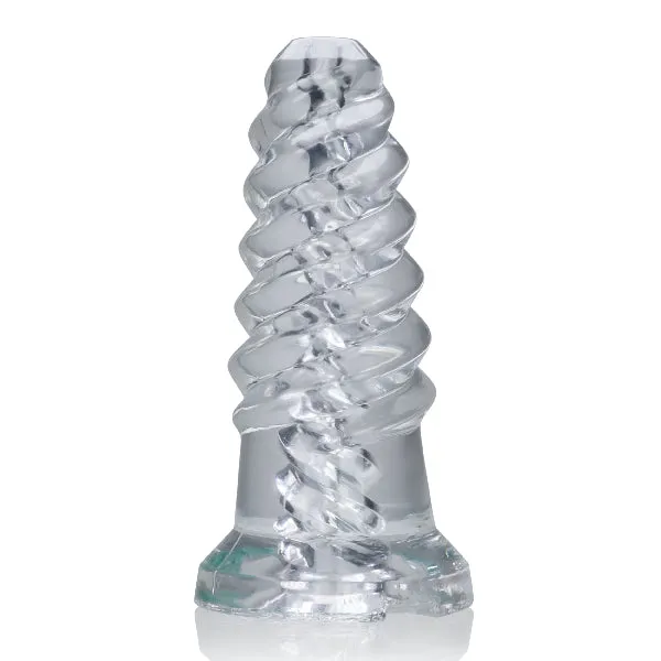 Dildos OxBalls ScrewD Super Squish Corkscrew Jackoff Toy Clear