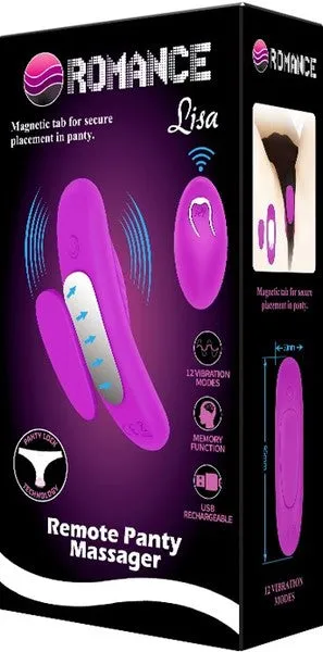 Female Sex Toys Pretty Love Rechargeable Lisa Remote Control Panty Purple