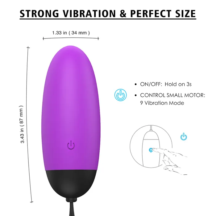 Female Sex Toys SHande Ada Vibrating Egg w Remote