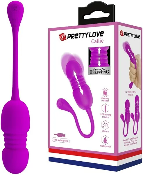 Rechargeable Callie Purple Pretty Love Vibrators