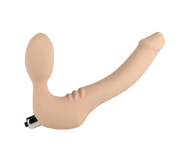 Si Novelties Female Sex Toys Strapless Strap On Vibrating Silicone S Vanilla