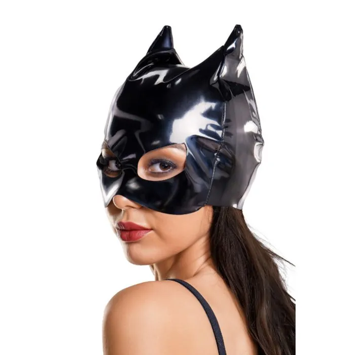 Vibrators Glossy Wetlook Cat Mask Glossy