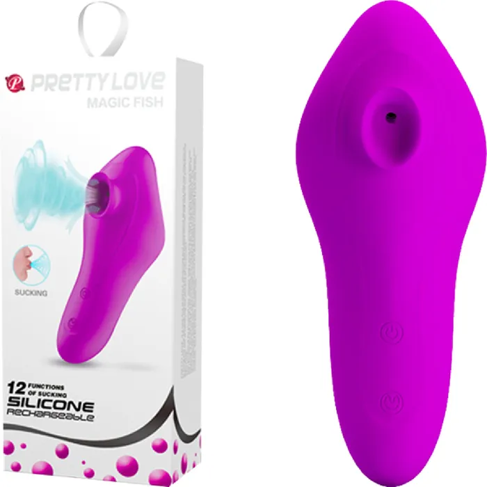 Vibrators Pretty Love Rechargeable Magic Fish Purple