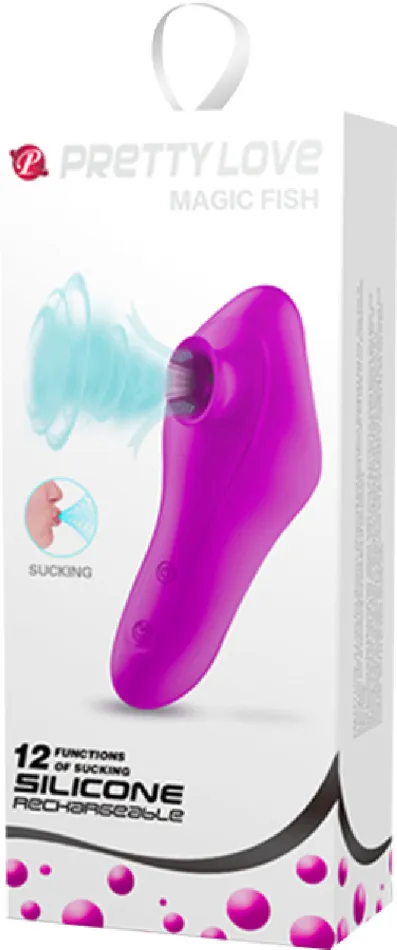 Vibrators Pretty Love Rechargeable Magic Fish Purple