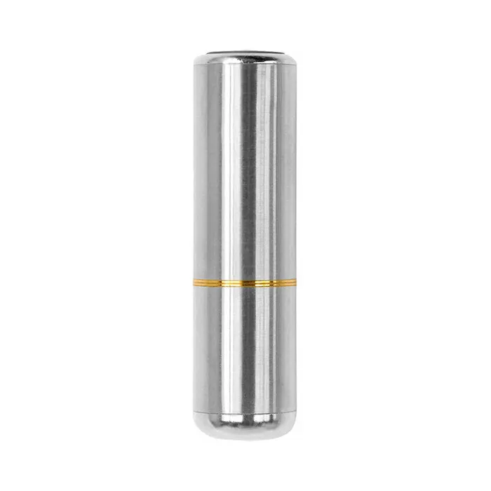 Female Sex Toys Crave Bullet Silver with Gold Band Crave