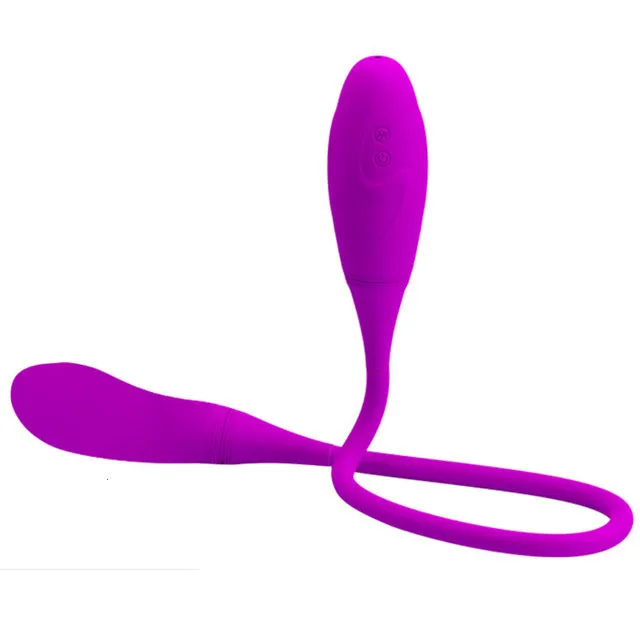 Female Sex Toys soniker Rechargeable Dual Vibrator 7 Speeds Double Head Jump Egg Bullet Dildo Vibrator