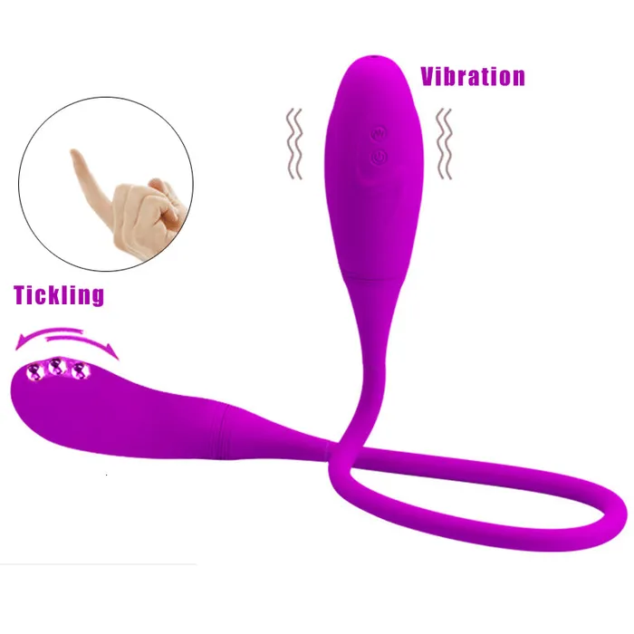 Female Sex Toys soniker Rechargeable Dual Vibrator 7 Speeds Double Head Jump Egg Bullet Dildo Vibrator