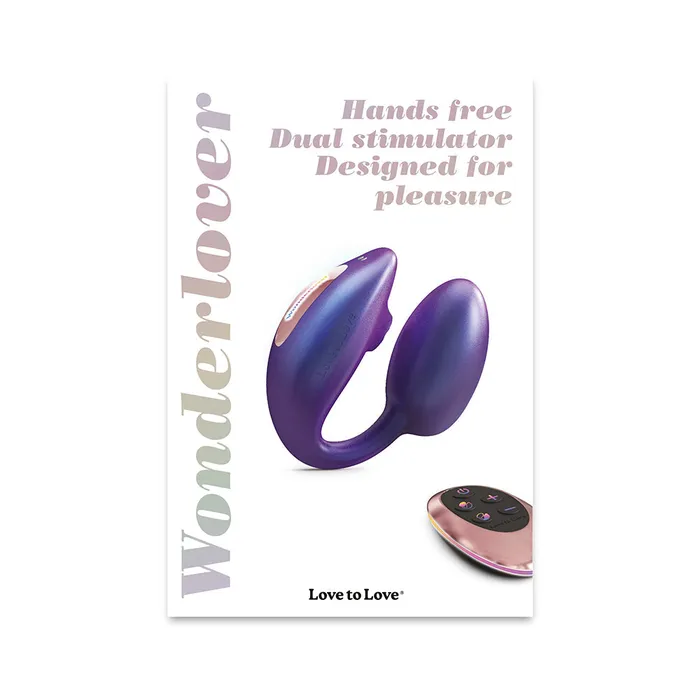 Lovely Planet Vibrators Love to Love Wonderlover with Remote Iridescent Night