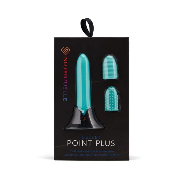 Nu Sensuelle Point Plus Bullet with Sleeves Tiffany Blue Nu Sensuelle Vibrators