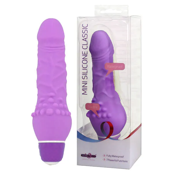 Seven Creations Mini Silicone Classic 135 cm 525 Vibrator Female Sex Toys