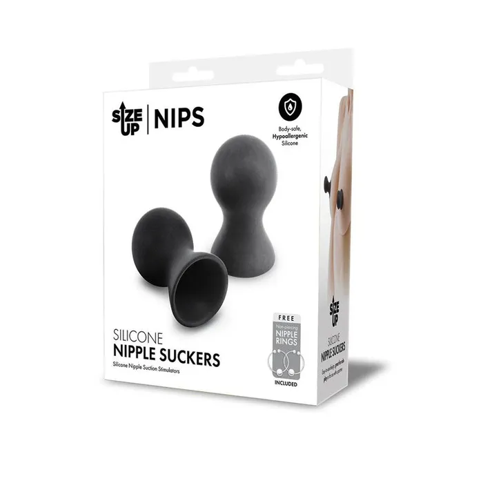 Size Up Silicone Nipple Suckers Set of 2 Xgen Products Female Sex Toys